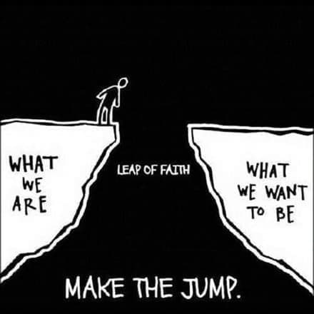 Where you are and where you want to be - make the jump!