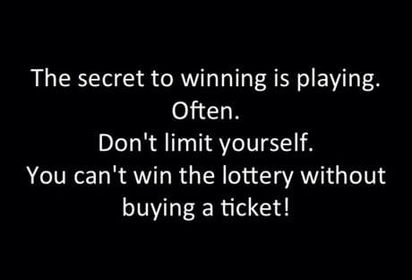 the secret to winning