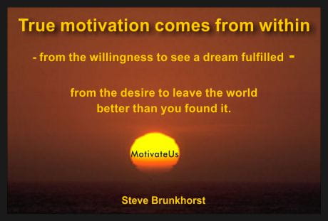 Inspirational Picture sunset with an inspirational quote on it.