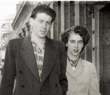 Bridget and Francis Yohnke, Edmonton, June 1951