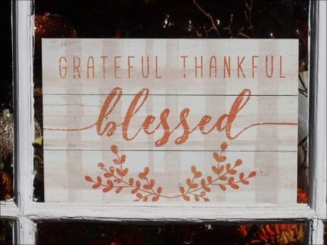 Will You Be #Grateful Today? sign made of wood - words of gratitude