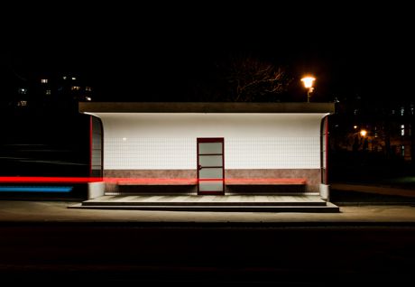 Game Of Give And Take empty bus station