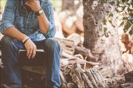 DepressionClinical or Self-Induced? by Allen Steble person sitting and contemplating