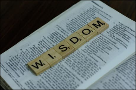 What causes frustration and disappointment in your life? sign that says wisdom