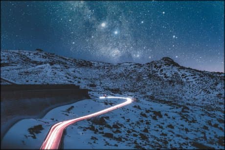 Inspirational Picture looking at the road while lost in time and space.