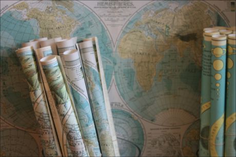 Life is a journey. maps of the world to help us on our journey