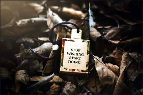 little sign - stop waiting